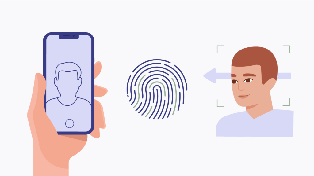Mobile Endgeräte können biometrische Daten speichern und auslesen